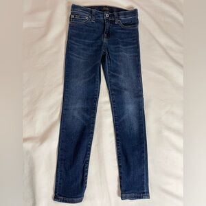Like New Polo Ralph Lauren Little Girls Denim Blue Jeans Size 6